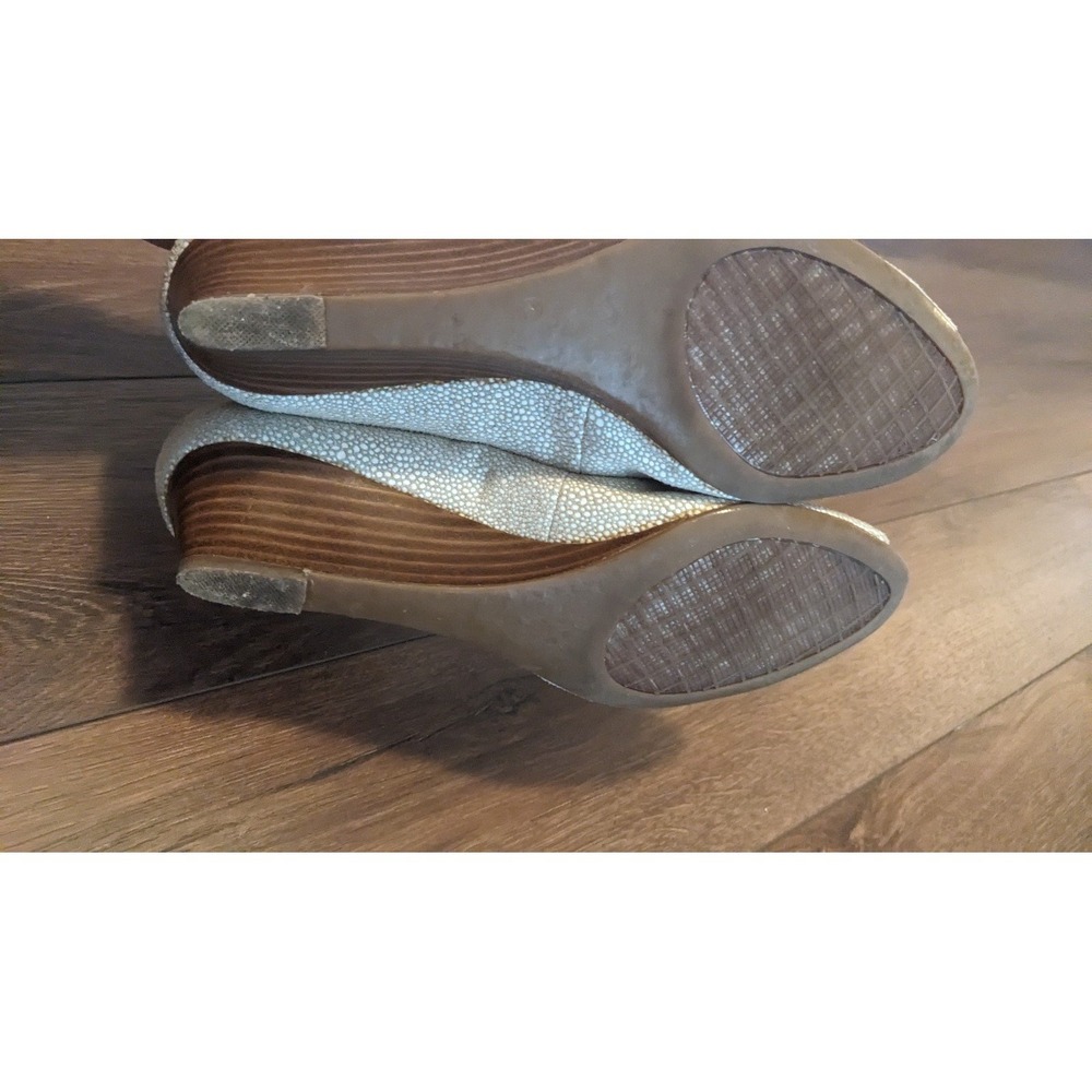 Calvin Klein peep toe wedge heels women's size 8.5 - Picture 4 of 7